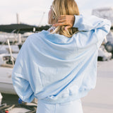 Fancy French Terry Shorts - Malibu Blue