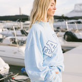 Fancy French Terry Shorts - Malibu Blue