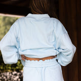 Fancy Fleece Lined Shorts - Glacier