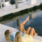 Fancy Oversized Terry Mockneck - Malibu Yellow
