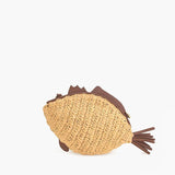 Marine Muse Raffia Fish Bag