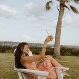 Metta Balloon Mini Dress - Peach