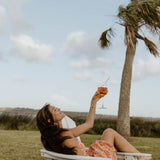 Metta Balloon Mini Dress - Peach