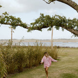 Haleigh Button Down Top - Pink/White Striped