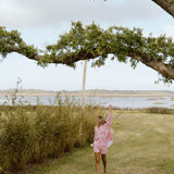 Haleigh Button Down Top - Pink/White Striped