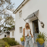 Maggie Linen Tie Top - Light Beige