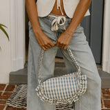 Maggie Linen Tie Top - Light Beige