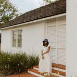 Hadlee Ruffle Sleeve Maxi Dress - Off White