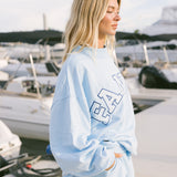 Fancy French Terry Shorts - Malibu Blue
