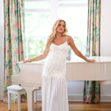 Martyn Embroidered Lace Maxi Dress - Cream