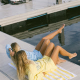 Fancy Oversized Terry Mockneck - Malibu Yellow