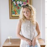 Mealony Linen Top - Melange