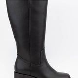 Sarah Knee High Boots - Black