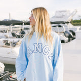 Fancy French Terry Shorts - Malibu Blue