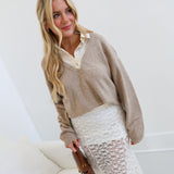 Lacey Maxi Skirt - Ivory