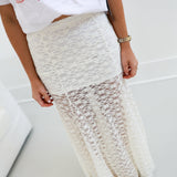 Lacey Maxi Skirt - Ivory