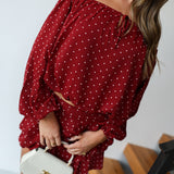 Dani Mini Skirt - Burgundy