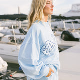 Fancy French Terry Shorts - Malibu Blue