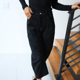 Jana Barrel Pants - Black