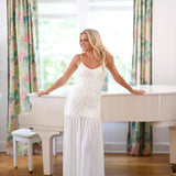 Martyn Embroidered Lace Maxi Dress - Cream