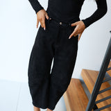 Jana Barrel Pants - Black