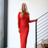 Maria Knit Maxi Dress - Scarlett