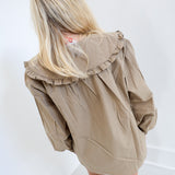Mel Collar Blouse - Beige