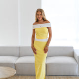 Indie Contrast Two Piece Set-Lemon