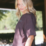 Fancy Waffle Short Sleeve - Chocolate
