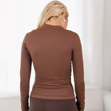 Leelan Fitted Jacket - Chocolate