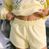 Fancy French Terry Shorts - Malibu Yellow