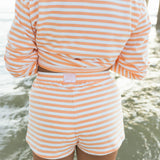 Fancy Striped Buttoned Long Sleeve