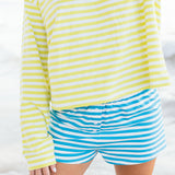 Fancy Striped Buttoned Long Sleeve