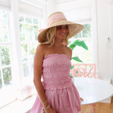 Missy Strapless Balloon Mini Dress - Pink