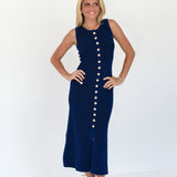 Hannah Knit Dress - Navy
