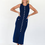Hannah Knit Dress - Navy