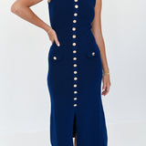 Hannah Knit Dress - Navy