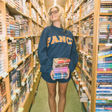 Fancy Fleece Lined Shorts - Navy