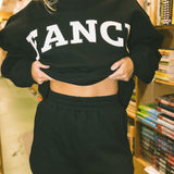 Fancy Fleece Lined Shorts - Black