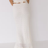 Addie Lace Cami and Skirt Set - Cream