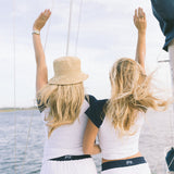 Fancy Varsity Button Loungepants- White