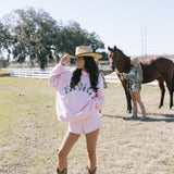 Fancy Sweat Shorts - Light Pink (PREORDER)