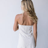 Mindi Striped Mini Dress - Natural Black