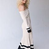Poppy Off Shoulder Maxi Dress - Sand