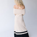 Poppy Off Shoulder Maxi Dress - Sand