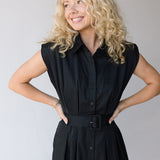 Zoey Midi Dress - Black