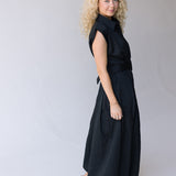 Zoey Midi Dress - Black
