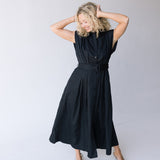 Zoey Midi Dress - Black