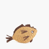 Marine Muse Raffia Fish Bag