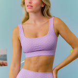 Flexion Classic Bra - Purple Polka Dot